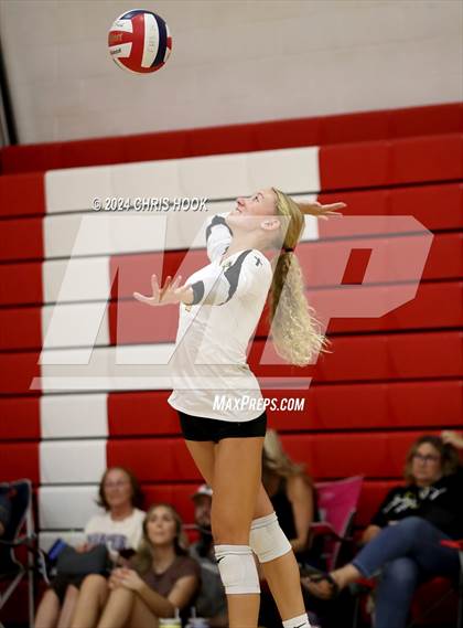 Thumbnail 2 in Safford vs Arizona Lutheran Academy (The Florence VB Invitational) photogallery.