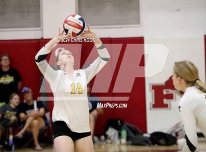 Thumbnail 3 in Safford vs Arizona Lutheran Academy (The Florence VB Invitational) photogallery.