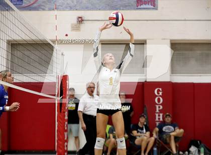 Thumbnail 2 in Safford vs Arizona Lutheran Academy (The Florence VB Invitational) photogallery.
