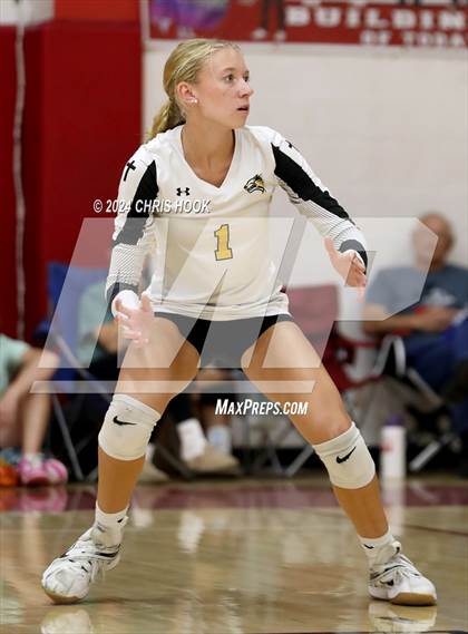 Thumbnail 3 in Safford vs Arizona Lutheran Academy (The Florence VB Invitational) photogallery.