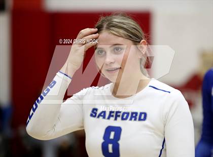 Thumbnail 2 in Safford vs Arizona Lutheran Academy (The Florence VB Invitational) photogallery.