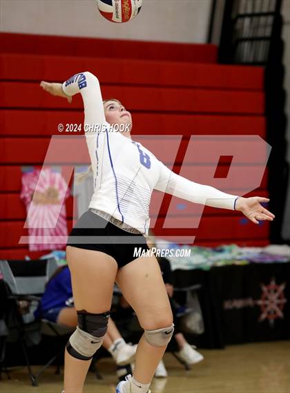 Thumbnail 2 in Safford vs Arizona Lutheran Academy (The Florence VB Invitational) photogallery.