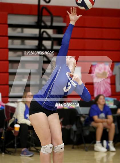 Thumbnail 3 in Safford vs Arizona Lutheran Academy (The Florence VB Invitational) photogallery.