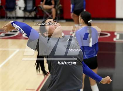 Thumbnail 3 in Safford vs Arizona Lutheran Academy (The Florence VB Invitational) photogallery.