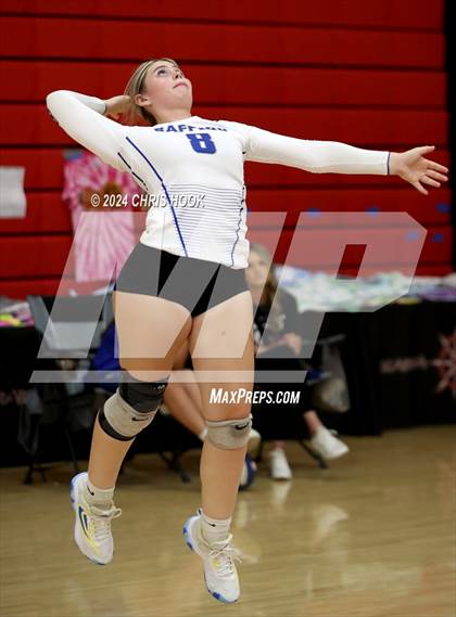 Thumbnail 1 in Safford vs Arizona Lutheran Academy (The Florence VB Invitational) photogallery.