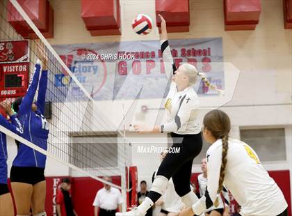 Thumbnail 2 in Safford vs Arizona Lutheran Academy (The Florence VB Invitational) photogallery.