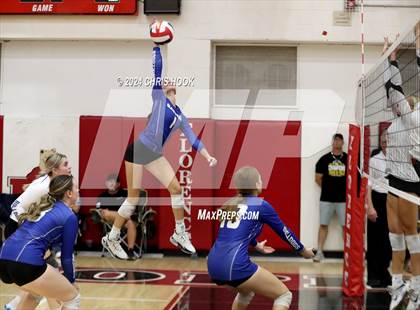 Thumbnail 1 in Safford vs Arizona Lutheran Academy (The Florence VB Invitational) photogallery.
