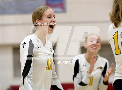 Thumbnail 1 in Safford vs Arizona Lutheran Academy (The Florence VB Invitational) photogallery.