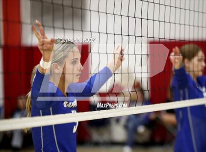 Thumbnail 3 in Safford vs Arizona Lutheran Academy (The Florence VB Invitational) photogallery.