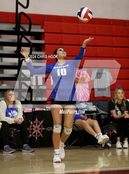 Thumbnail 1 in Safford vs Arizona Lutheran Academy (The Florence VB Invitational) photogallery.