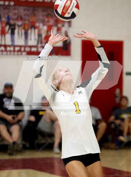 Thumbnail 3 in Safford vs Arizona Lutheran Academy (The Florence VB Invitational) photogallery.
