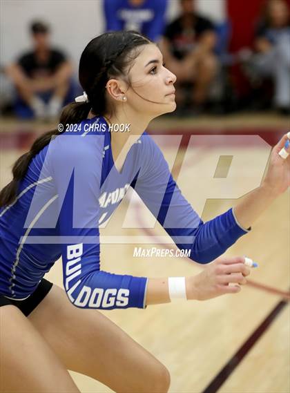 Thumbnail 2 in Safford vs Arizona Lutheran Academy (The Florence VB Invitational) photogallery.