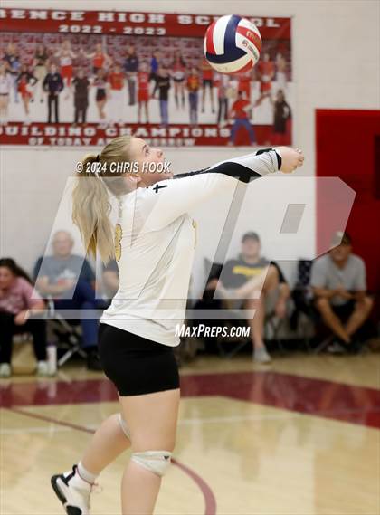 Thumbnail 3 in Safford vs Arizona Lutheran Academy (The Florence VB Invitational) photogallery.