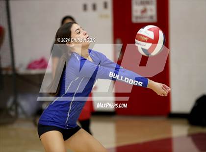 Thumbnail 3 in Safford vs Arizona Lutheran Academy (The Florence VB Invitational) photogallery.