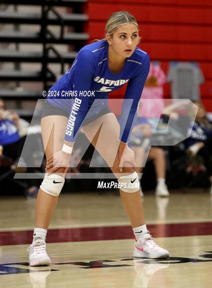 Thumbnail 1 in Safford vs Arizona Lutheran Academy (The Florence VB Invitational) photogallery.