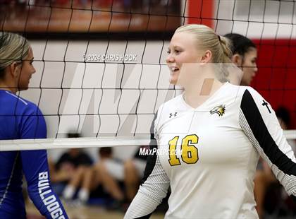 Thumbnail 2 in Safford vs Arizona Lutheran Academy (The Florence VB Invitational) photogallery.
