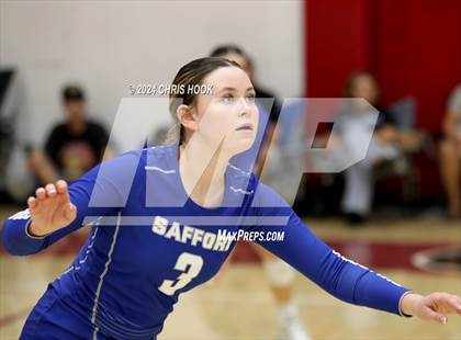 Thumbnail 3 in Safford vs Arizona Lutheran Academy (The Florence VB Invitational) photogallery.