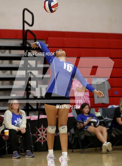Thumbnail 2 in Safford vs Arizona Lutheran Academy (The Florence VB Invitational) photogallery.
