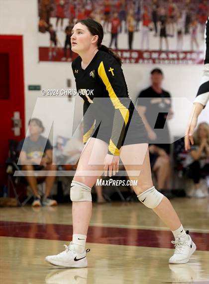Thumbnail 2 in Safford vs Arizona Lutheran Academy (The Florence VB Invitational) photogallery.