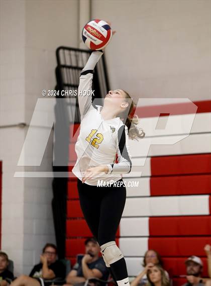 Thumbnail 3 in Safford vs Arizona Lutheran Academy (The Florence VB Invitational) photogallery.