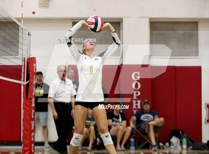 Thumbnail 1 in Safford vs Arizona Lutheran Academy (The Florence VB Invitational) photogallery.