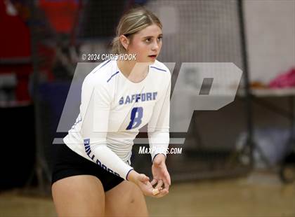 Thumbnail 2 in Safford vs Arizona Lutheran Academy (The Florence VB Invitational) photogallery.