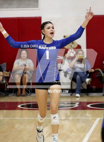 Thumbnail 2 in Safford vs Arizona Lutheran Academy (The Florence VB Invitational) photogallery.
