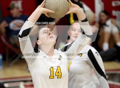Thumbnail 3 in Safford vs Arizona Lutheran Academy (The Florence VB Invitational) photogallery.