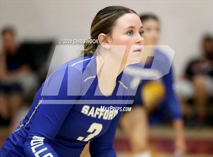 Thumbnail 3 in Safford vs Arizona Lutheran Academy (The Florence VB Invitational) photogallery.