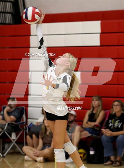 Thumbnail 2 in Safford vs Arizona Lutheran Academy (The Florence VB Invitational) photogallery.