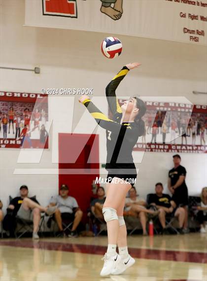 Thumbnail 3 in Safford vs Arizona Lutheran Academy (The Florence VB Invitational) photogallery.