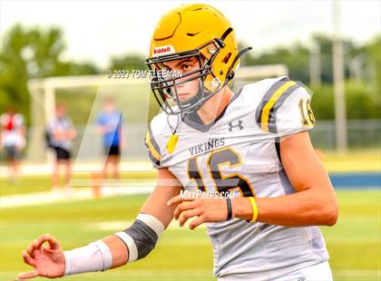Thumbnail 3 in Olathe East @ Shawnee Mission West (Scrimmage) photogallery.