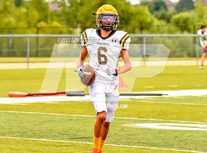 Thumbnail 1 in Olathe East @ Shawnee Mission West (Scrimmage) photogallery.