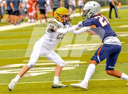 Thumbnail 1 in Olathe East @ Shawnee Mission West (Scrimmage) photogallery.