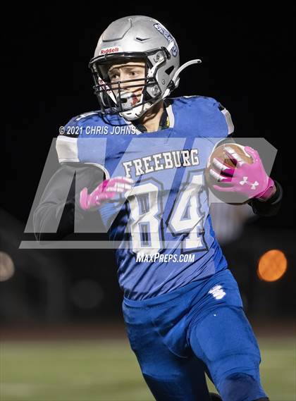 Thumbnail 2 in Richland County vs Freeburg (IHSA,4A,1st round) photogallery.