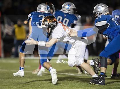 Thumbnail 2 in Richland County vs Freeburg (IHSA,4A,1st round) photogallery.