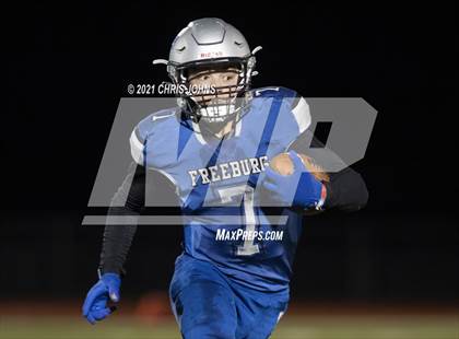 Thumbnail 2 in Richland County vs Freeburg (IHSA,4A,1st round) photogallery.