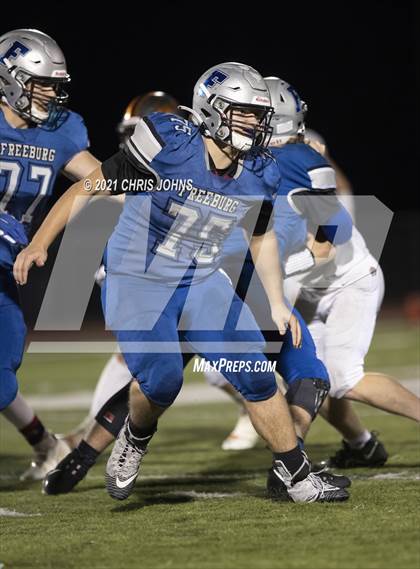 Thumbnail 2 in Richland County vs Freeburg (IHSA,4A,1st round) photogallery.