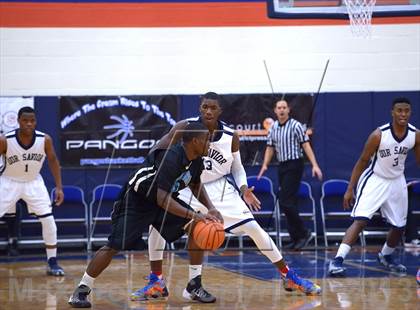 Thumbnail 3 in Our Savior New American vs. Faith Baptist Christian Academy (Tarkanian Classic) photogallery.