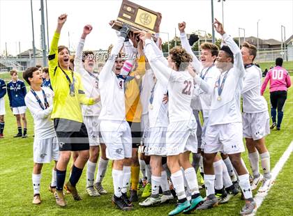 Thumbnail 1 in Olathe East vs Manhattan (KSHSAA 6A Final) photogallery.