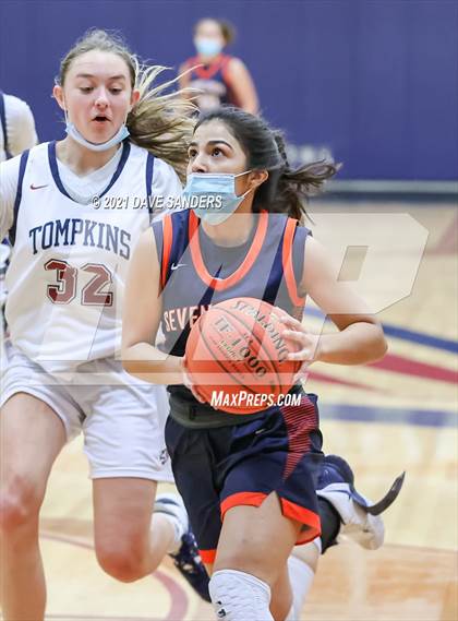 Thumbnail 3 in Seven Lakes @ Tompkins (UIL 6A District Playoff) photogallery.