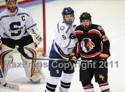 Thumbnail 3 in Watertown/Pomperaug vs. Staples/Weston/Shelton (CIAC Division 3 Final) photogallery.