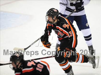 Thumbnail 1 in Watertown/Pomperaug vs. Staples/Weston/Shelton (CIAC Division 3 Final) photogallery.