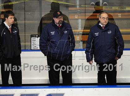Thumbnail 3 in Watertown/Pomperaug vs. Staples/Weston/Shelton (CIAC Division 3 Final) photogallery.