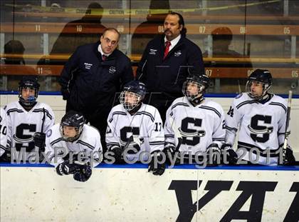Thumbnail 2 in Watertown/Pomperaug vs. Staples/Weston/Shelton (CIAC Division 3 Final) photogallery.