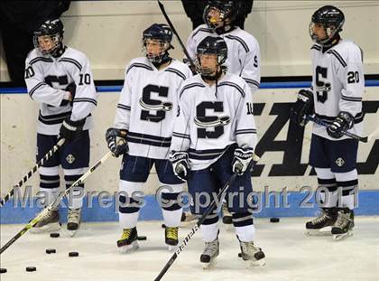 Thumbnail 3 in Watertown/Pomperaug vs. Staples/Weston/Shelton (CIAC Division 3 Final) photogallery.