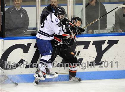 Thumbnail 3 in Watertown/Pomperaug vs. Staples/Weston/Shelton (CIAC Division 3 Final) photogallery.