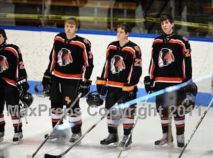 Thumbnail 2 in Watertown/Pomperaug vs. Staples/Weston/Shelton (CIAC Division 3 Final) photogallery.