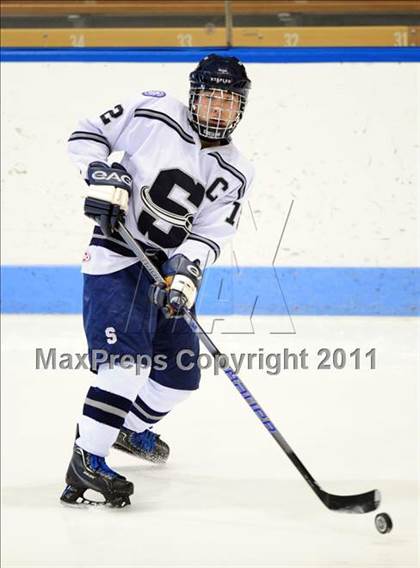 Thumbnail 2 in Watertown/Pomperaug vs. Staples/Weston/Shelton (CIAC Division 3 Final) photogallery.