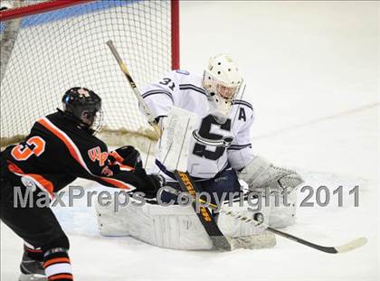 Thumbnail 1 in Watertown/Pomperaug vs. Staples/Weston/Shelton (CIAC Division 3 Final) photogallery.
